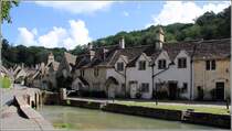 Castle Combe. Huser in der Water Lane. 05.06.2014