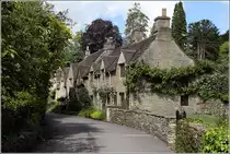 Castle Combe. H�user in der West Street. 05.06.2014