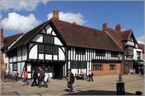 Stratford-upon-Avon. Die Public Library in der Henley Street. 05.06.2014