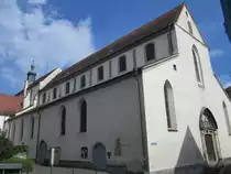 �berlingen, Franziskanerkirche, erbaut 1348, barockisiert 1753 durch Michael Beer und Franz Ludwig Hermann (23.06.2014)