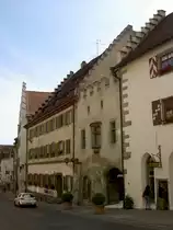 �berlingen, Salmansweiler Hof, erbaut von 1525 bis 1535, bis 1803 Hofmeisteramt des Kloster Salem, 1563 Quartier von Kaiser Ferdinand I. (23.06.2014)