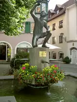 �berlingen, Brunnen am Pflummernplatz (23.06.2014)