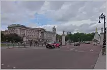 Eines der meist besuchten Geb�ude in London:der Buckingham Palace
(22.05.2014)