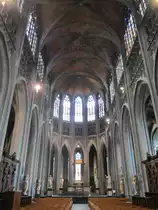 Mons, Chor der Waltrudiskirche, Statuen von Jacques du Broeucq (29.06.2014)