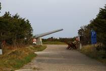 Zugang zum Museumscenter Hanstholm, aufgenommen am 17.04.2014.