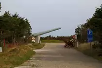 Zugang zum Museumscenter Hanstholm, aufgenommen am 17.04.2014.