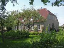 Caf Krog in Ulsnis, einer der Aufnahmeorte von der ZDF-Serie  Der Landarzt  (Kreis Schleswig-Flensburg, Schleswig-Holstein, Mai 2010)