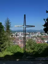 Freiburg, das Kreuz auf dem Schloberg, Juni 2014