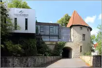 Osnabr�ck. Die Vitischanze mit dem 1471 errichteten Barenturm. Heute nutzt die Hochschule Osnabr�ck die R�umlichkeiten.
06.07.2014