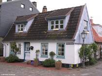 Eines der vielen schnen alten Huser in der alten Fischersiedlung Holm (Stadt Schleswig, Mai 2010)