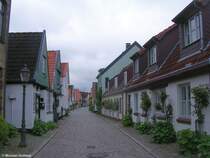 Straenzug in der alten Fischersiedlung Holm (Stadt Schleswig, Mai 2010)