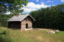 Ehemalige Jagdh�tte im Freilichtmuseum Finsterau; Aufnahme vom 08.07.07.