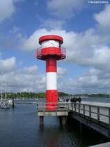 Der kleine Leuchttrum am Eckernf�rder Hafen (Schleswig-Holstein, Mai 2010)