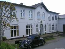 Caf Kranz in Niesgrau-Koppelheck (etwas versteckt in einer Seitenstrae an der B199 zwischen Steinberg und Gelting - mit fnf verschieden gestaltetenen Rumen, ein Besuch lohnt sich! (Kreis Schleswig-Flensburg, Schleswig-Holstein, Mai 2010) 