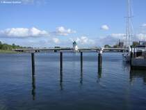Klappbrcke ber die Schlei in Kappeln (Kreis Schleswig-Flensburg, Schleswig-Holstein, Mai 2010)