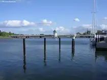 Klappbr�cke �ber die Schlei in Kappeln (Kreis Schleswig-Flensburg, Schleswig-Holstein, Mai 2010)