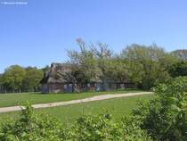 Die  Fischerkate  im Naturschutzgebiet  Geltinger Birk  kann man auch mieten (Kreis Schleswig-Flensburg, Schleswig-Holstein, Mai 2010)