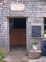 Detailansicht der Buchrainer-Alpe im Rappenalptal (hinter Oberstdorf, Landkreis Oberallg�u, August 2010)