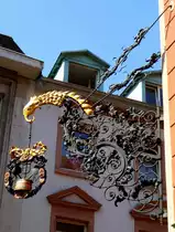 Freiburg,  Gro�er Meyerhof , Traditionsgastst�tte in der Altstadt, Juni 2014