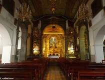 Innenraum der Hauptkirche  Igreja So Sebastio  von Cmara de Lobos (Madeira - Februar 2014) 