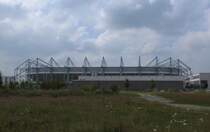 Das Stadion im Borussia-Park Mnchengladb. (Erffnung 2004) vom Fuballverein Borussia Mnchengladbach am 25.07.14