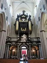 Br�gge, Orgel der St. Salvator Kirche, erbaut von 1717 bis 1719 von Jacob van Eynde 
(01.07.2014)