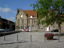 Merkem, Rathaus und Marktplatz (02.07.2014)