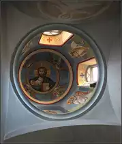 . Klosterkirche an der Felswand -

Die Kirche des griechisch-orthodoxen Kloster Qarantal hat einen weiteren etwas h�her liegenden Raum unter einer zweiten Kuppel.

Jericho, 21.03.2014 (Matthias)