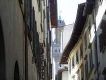Enge Gasse in Florenz, Foto am 18.5.2014
