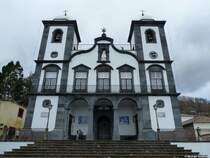 Pilgerkirche  Nossa Senhora do Monte  in Monte - ca. 6 km oberhalb von der Inselhauptstadt Funchal gelegen (Madeira, Mrz 2014)