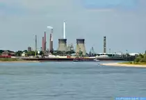 Shell-Raffinerie am Rhein in Godorf - 23.06.2014