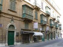 Innenstadt von Valletta. Valletta ist die Haupstadt von Malta. 
27-08-2007