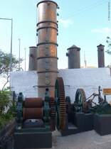 In Calheta gibt es eine Zuckermhle als Museum (Sdkste Madeira, Mrz 2014)