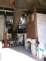 Blick in das Innere einer Zuckerm�hle als Museum in Calheta (S�dk�ste Madeira, M�rz 2014)