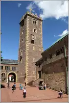 Eisenach. Der Bergfried der Wartburg. 11.08.2014