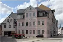 Schneeberg. Das Schmeil-Haus am F�rstenplatz ist das einzige Rokokogeb�ude in Westsachsen. Es ist reich mit Stuckelementen verziert und wurde um 1720 errichtet.
12.08.2014