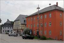 Hartenstein. Das Rathaus am Marktplatz.
14.08.2014