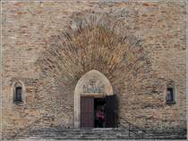 Annaberg-Buchholz. Das Hauptportal der St. Annenkirche.
14.08.2014