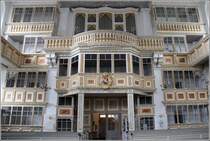 Schwarzenberg. Orgelempore und Ratschor der St.-Georgen-Kirche. 
15.08.2014