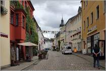Schwarzenberg. Blick in die Obere Schlossstrae. 
15.08.2014