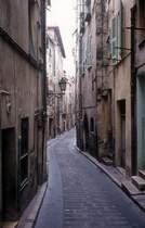 Menton im Juli 1976: Impressionen aus der Altstadt: Rue Longue. 