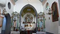 Chorraum der Kirche  Nossa Senhora do Rosrio / Unsere Liebe Frau vom Rosenkranz  in Jardim do Mar an der Sdkste von Madeira (Mrz 2014) 