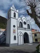 Au�enansicht der Kirche  Nossa Senhora do Ros�rio / Unsere Liebe Frau vom Rosenkranz  in Jardim do Mar an der S�dk�ste von Madeira (M�rz 2014) 