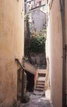 Menton im Juli 1976: Impressionen aus der Altstadt.