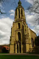Meisenheim, Schlosskirche, erbaut von 1479 bis 1482 durch Baumeister Philipp von Gm�nd, barocke Erneuerung der Kirche von 1766 bis 1770 durch Philipp Heinrich 
Hellermann (02.04.2010)