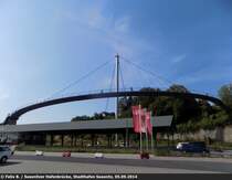 Die Sassnitzer Hafenbrcke am 05.09.2014