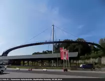 Die Sassnitzer Hafenbr�cke am 05.09.2014