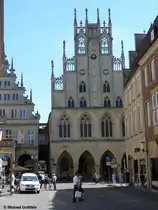 Das Rathaus des Westf�lischen Friedens in M�nster am Prinzipalmarkt (August 2013)