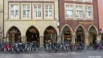 Fahrradstadt Mnster - hier am Prinzipalmarkt (August 2013)