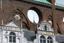 Rathaus von L�beck - Detailansicht (Mai 2011)